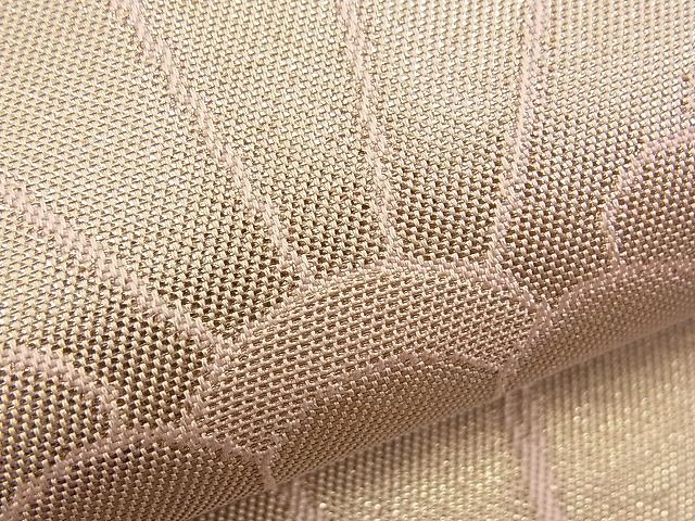 平和屋着物■六通柄 本袋帯 流水菊青海波 金糸 逸品 n-am0916