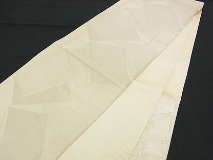 平和屋着物■六通柄袋帯 冊子文 銀糸 逸品 n-am0922