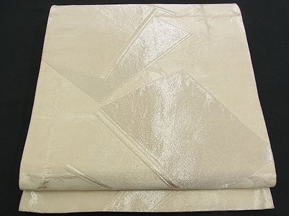 平和屋着物■六通柄袋帯 冊子文 銀糸 逸品 n-am0922
