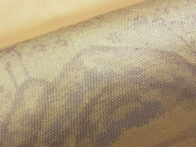 平和屋着物■六通柄袋帯 手描き 浜松文 金糸 逸品 n-am0941
