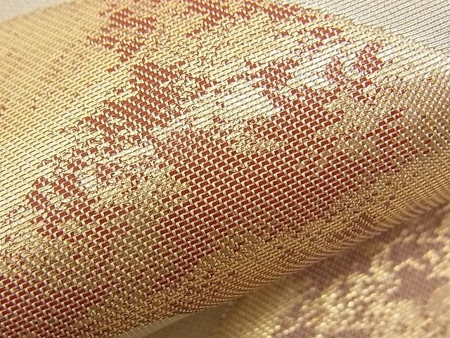平和屋着物■六通柄袋帯 流水文 金銀糸 逸品 n-am0951