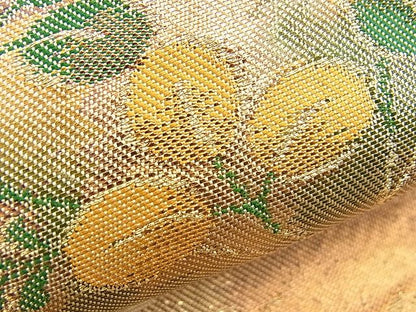 平和屋着物■六通柄袋帯 切嵌こぼれ松葉文 金糸 逸品 n-am0954