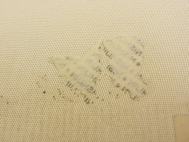 平和屋着物■西陣 六通柄袋帯 舞花文 銀糸 逸品 n-am0987