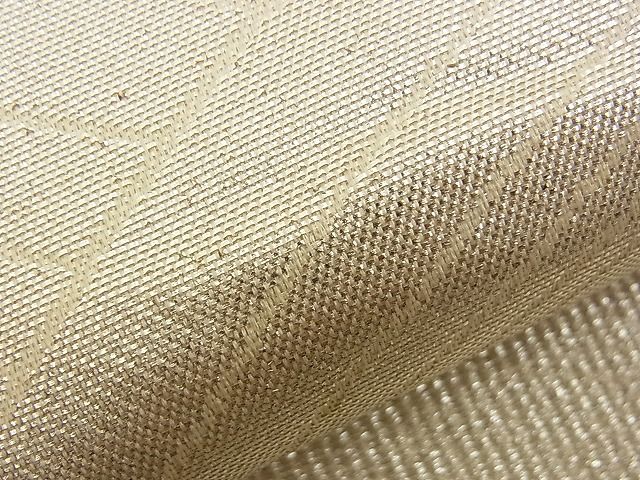 平和屋着物■六通柄袋帯 唐織 雲重ね文 金糸 逸品 n-am0997