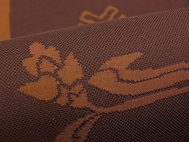 平和屋着物■六通柄袋帯 コプト花鳥文 きらら 雲母 逸品 n-am0999