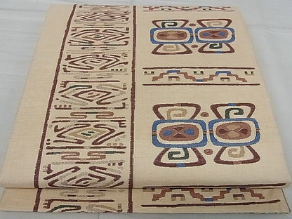 平和屋着物■六通柄袋帯 吉祥文 逸品 an3161