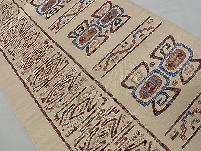 平和屋着物■六通柄袋帯 吉祥文 逸品 an3161