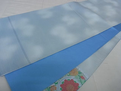 平和屋着物■太鼓柄袋帯 絵皿花唐草文 逸品 an3170