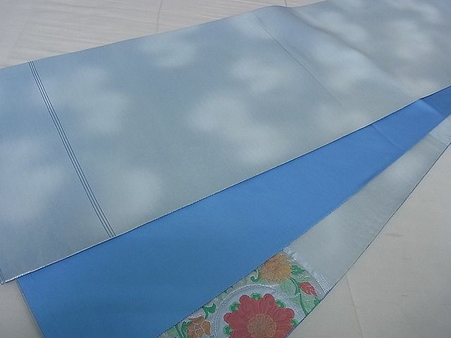 平和屋着物■太鼓柄袋帯 絵皿花唐草文 逸品 an3170