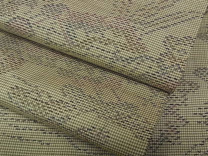 平和屋着物■上質な紬 流水草花文 逸品 ap4401