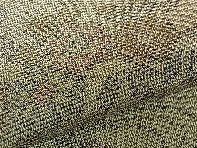 平和屋着物■上質な紬 流水草花文 逸品 ap4401