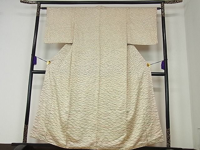 平和屋着物■付下げ　芝草文　逸品　ap4595
