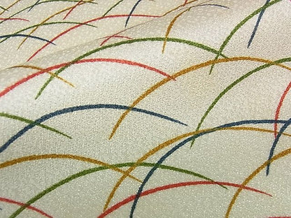 平和屋着物■付下げ　芝草文　逸品　ap4595