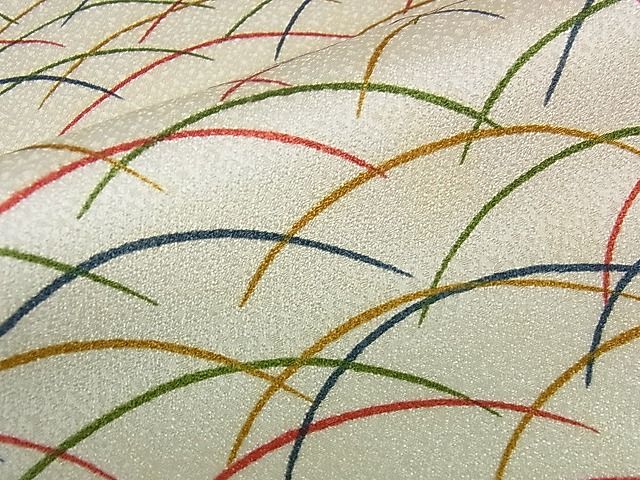平和屋着物■付下げ　芝草文　逸品　ap4595