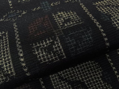 平和屋着物■上質な紬 吉祥文 逸品 ap4638