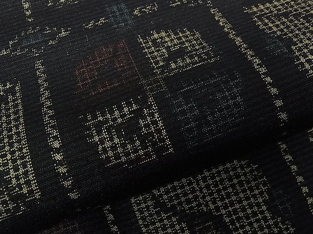 平和屋着物■上質な紬 吉祥文 逸品 ap4638