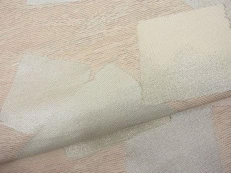 平和屋着物■夏物 六通柄袋帯 破れ色紙散らし 銀糸 逸品 n-ar1844