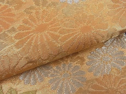 平和屋着物■六通柄袋帯 雲取り吉祥草花文 金銀糸 逸品 n-ar1859