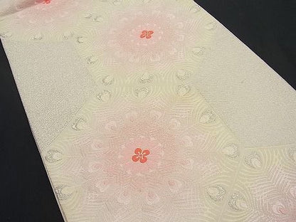 平和屋着物■六通柄袋帯 唐織 桂裳 銀糸 逸品 n-ar2186