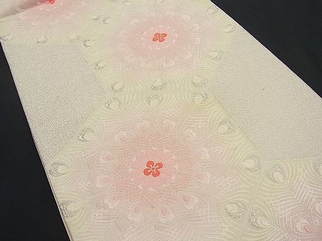 平和屋着物■六通柄袋帯 唐織 桂裳 銀糸 逸品 n-ar2186