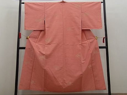 平和屋着物■上質な紬　風景文　逸品　n-ar2286
