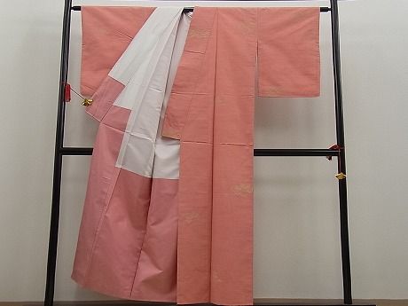 平和屋着物■上質な紬　風景文　逸品　n-ar2286