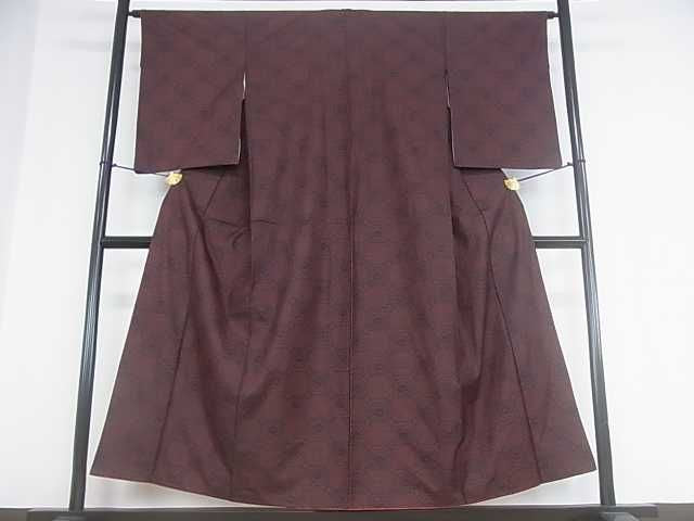 平和屋着物■上質な紬 吉祥文 逸品 ar3477