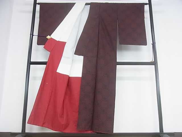 平和屋着物■上質な紬 吉祥文 逸品 ar3477