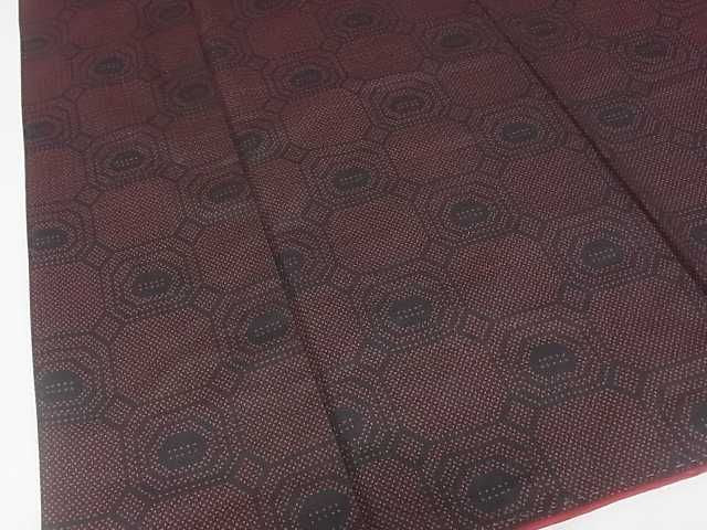平和屋着物■上質な紬 吉祥文 逸品 ar3477