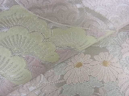 平和屋着物■六通柄袋帯 人物風景花文 金銀糸 逸品 ar3760