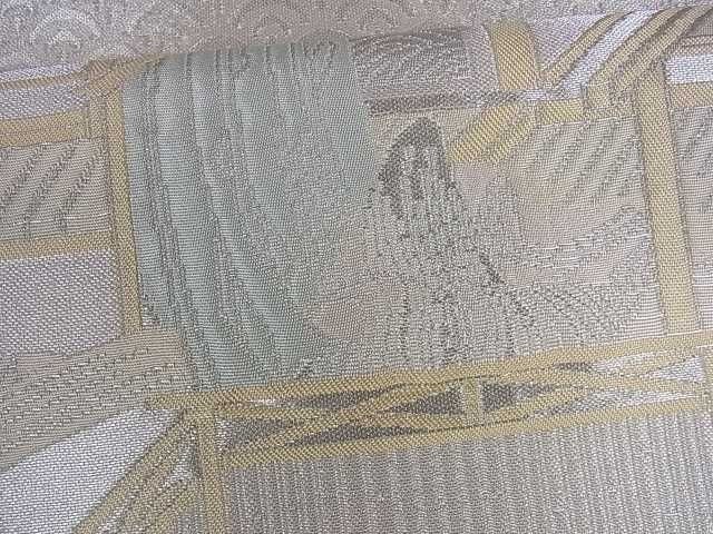 平和屋着物■六通柄袋帯 人物風景花文 金銀糸 逸品 ar3760