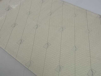 平和屋着物■両面六通柄袋帯 孔雀羽文 銀糸 逸品 ar4026
