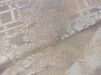 平和屋着物■六通柄袋帯 風景松文 金銀糸 逸品 ar4176