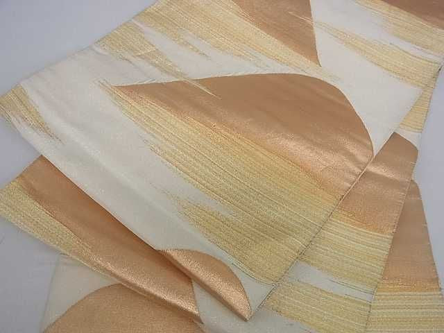 平和屋着物■綴れ 六通柄袋帯 霞似遠山 金糸 逸品 ar4196