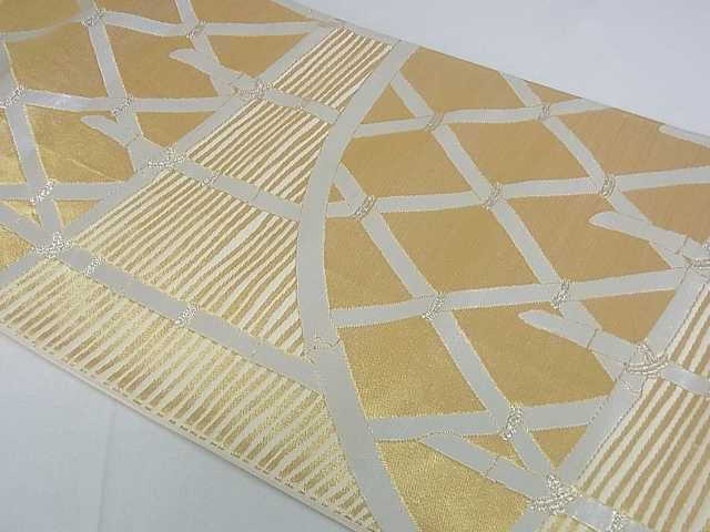 平和屋着物■六通柄袋帯 籬文 金銀糸 逸品 ar4220