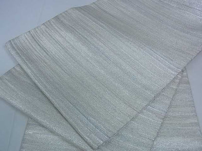 平和屋着物■六通柄袋帯 霞文 銀糸 逸品 ar4405