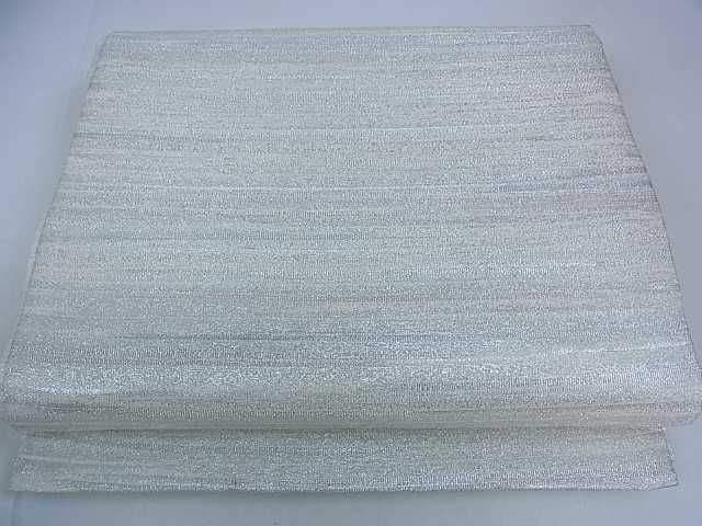 平和屋着物■六通柄袋帯 霞文 銀糸 逸品 ar4405