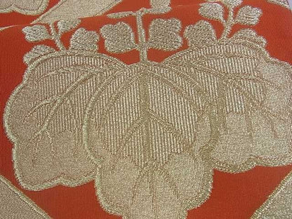 平和屋着物■六通柄袋帯 桐菱文 金糸 逸品 ar4438