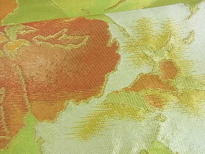 平和屋着物■六通柄袋帯 草花文 金糸 逸品 ar4441