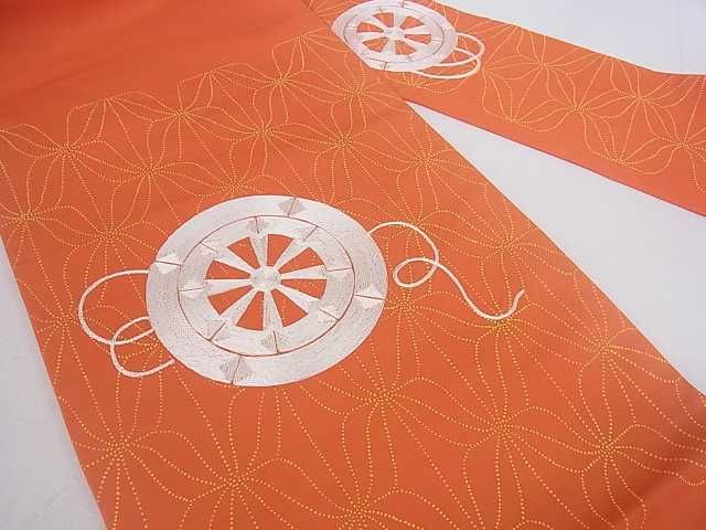 平和屋着物■九寸名古屋帯 刺繍 源氏車文 逸品 ar5250