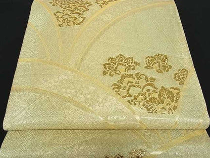 平和屋着物■佐賀錦 六通柄袋帯 錦唐華 金糸 逸品 az3534