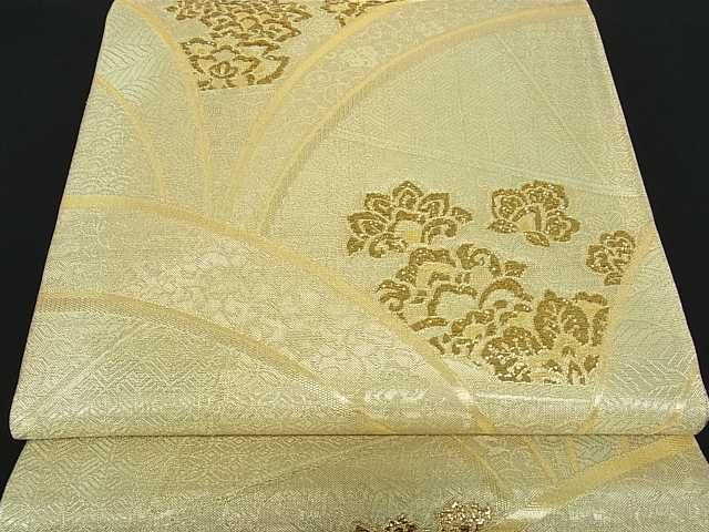 平和屋着物■佐賀錦 六通柄袋帯 錦唐華 金糸 逸品 az3534