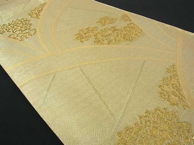平和屋着物■佐賀錦 六通柄袋帯 錦唐華 金糸 逸品 az3534