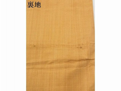 平和屋着物■六通柄袋帯　風景文　正絹　逸品　B-cy4855