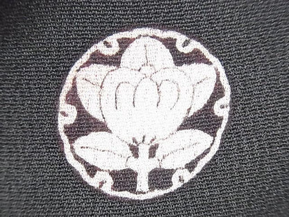 平和屋本店■極上　アンティーク　大正ロマン　振袖　駒刺繍　檜扇鳳凰吉祥花文　金彩　逸品　BAAA3179zb4 - 平和屋