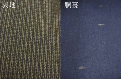 平和屋着物■男性 紬 縞 逸品 BAAE2030xi