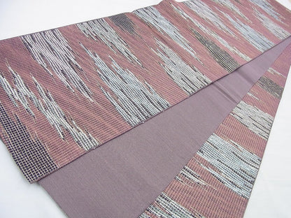 平和屋着物◎六通柄袋帯 霞文 金糸 逸品 BAAF5316th