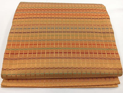 平和屋本店■極上　藤山千春　九寸開き名古屋帯　吉野間道　逸品　BAAH3800zb4 - 平和屋