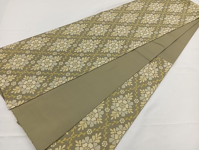 平和屋本店■最高級　人間国宝　北村武資　経錦　六通柄袋帯　花菱　逸品　未使用　BAAH3813zb4 - 平和屋
