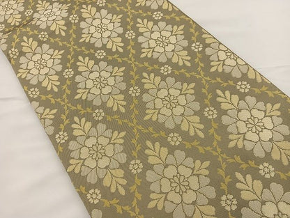 平和屋本店■最高級　人間国宝　北村武資　経錦　六通柄袋帯　花菱　逸品　未使用　BAAH3813zb4 - 平和屋